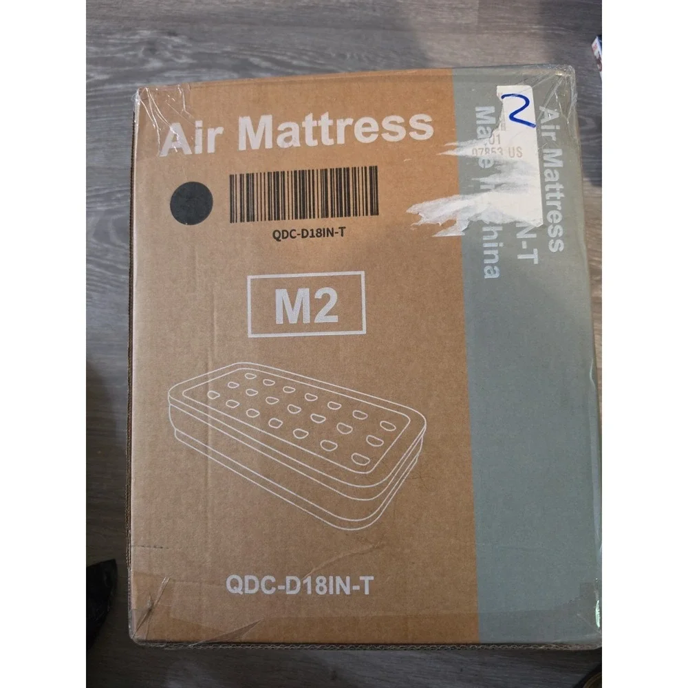 Intex 18in Twin Dura-Beam Comfort-Plush Airbed with QuickFill Plus Internal Pump